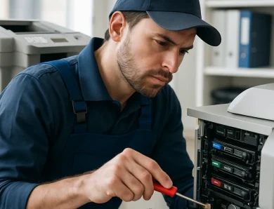 Na czym polega profesjonalna naprawa drukarek biurowych?